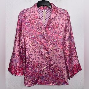 Natori Cruz Brushed Back Satin Pajama Set